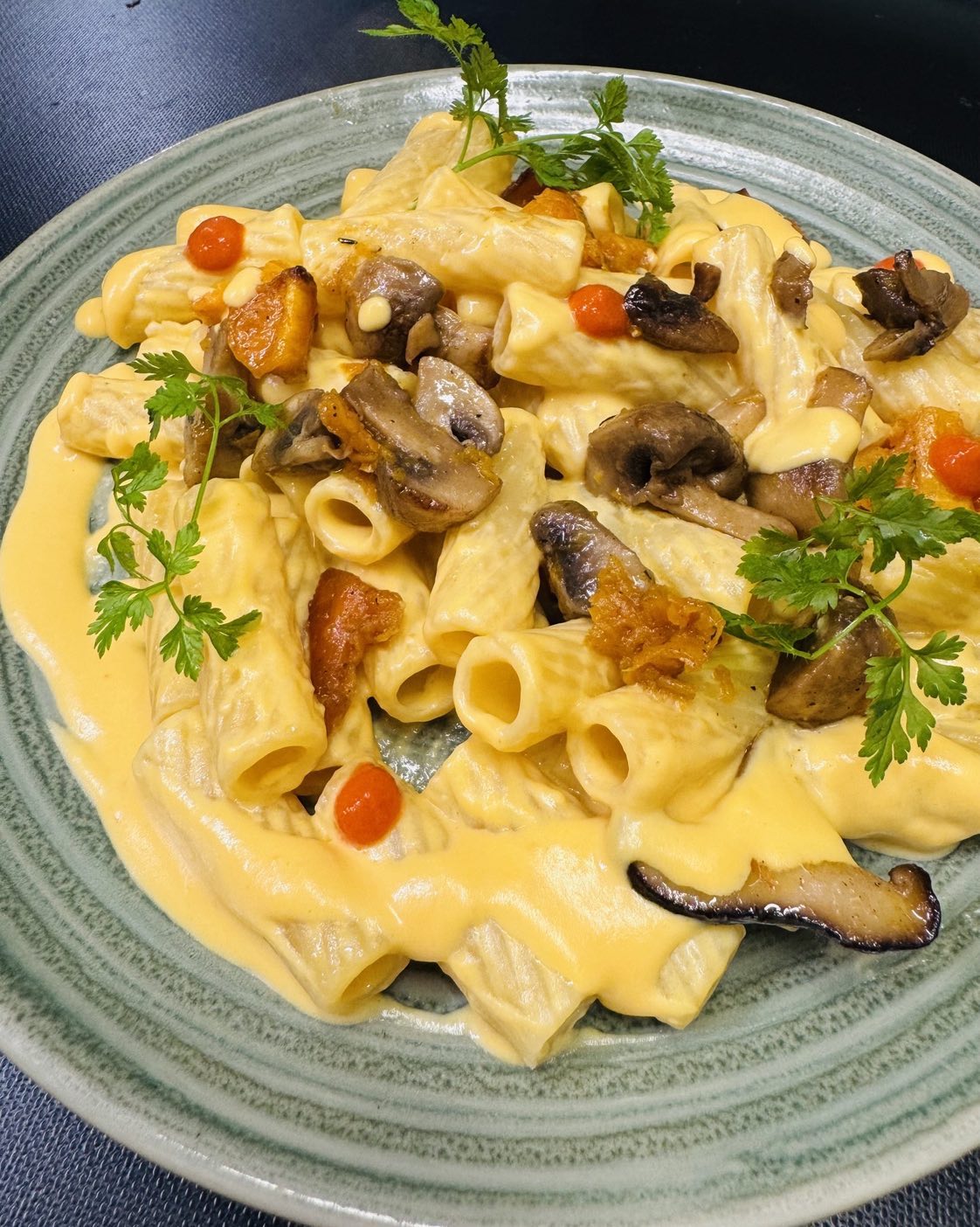 Pâtes aux champignons